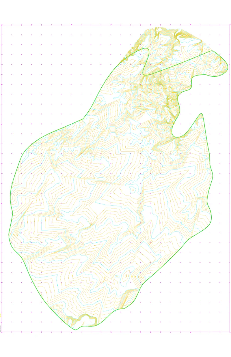digitalni snimak topografski plan